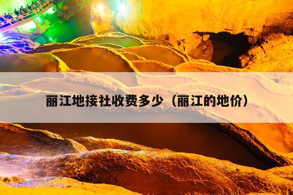 丽江地接社收费多少（丽江的地价）