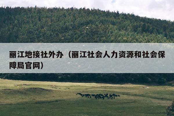 丽江地接社外办（丽江社会人力资源和社会保障局官网）