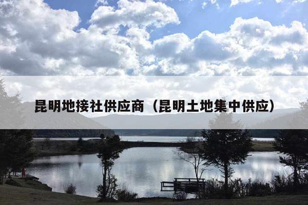 昆明地接社供应商（昆明土地集中供应）