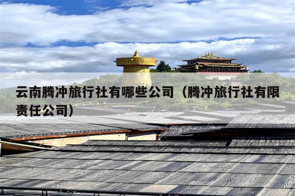 云南腾冲旅行社有哪些公司（腾冲旅行社有限责任公司）