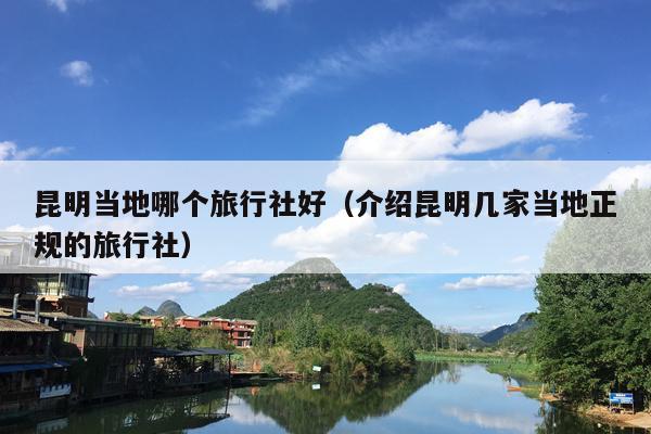 昆明当地哪个旅行社好（介绍昆明几家当地正规的旅行社）