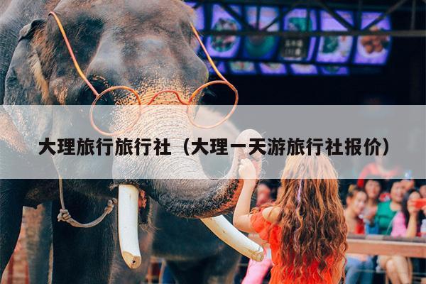大理旅行旅行社（大理一天游旅行社报价）