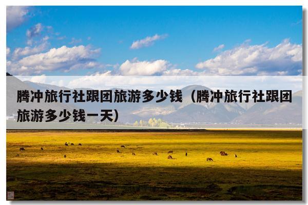 腾冲旅行社跟团旅游多少钱（腾冲旅行社跟团旅游多少钱一天）