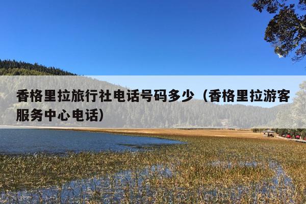 香格里拉旅行社电话号码多少（香格里拉游客服务中心电话）