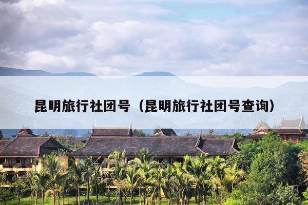 昆明旅行社团号（昆明旅行社团号查询）
