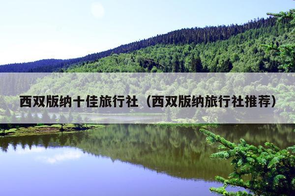 西双版纳十佳旅行社（西双版纳旅行社推荐）
