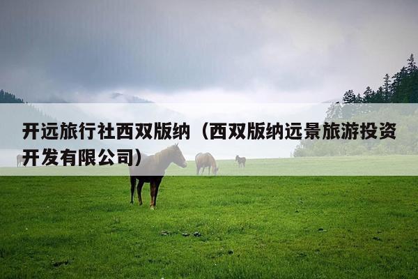 开远旅行社西双版纳（西双版纳远景旅游投资开发有限公司）
