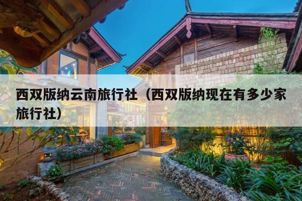 西双版纳云南旅行社（西双版纳现在有多少家旅行社）