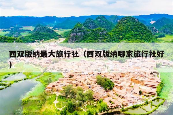 西双版纳最大旅行社（西双版纳哪家旅行社好）