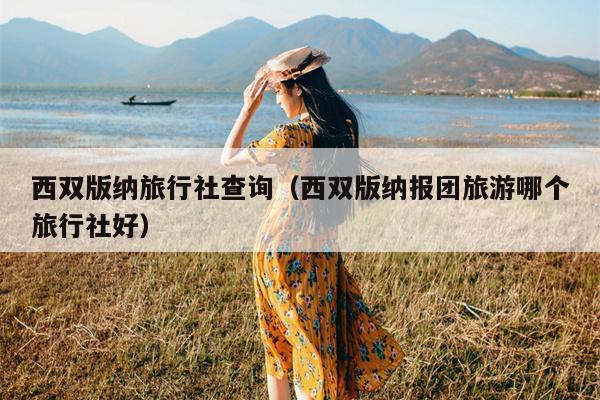 西双版纳旅行社查询（西双版纳报团旅游哪个旅行社好）