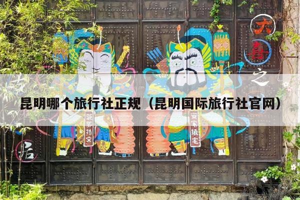 昆明哪个旅行社正规（昆明国际旅行社官网）