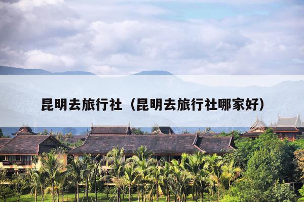 昆明去旅行社（昆明去旅行社哪家好）