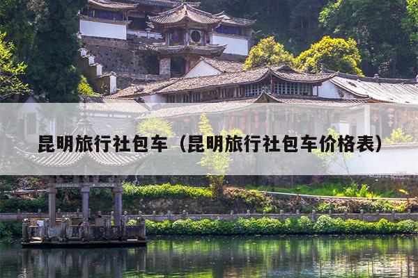 昆明旅行社包车（昆明旅行社包车价格表）