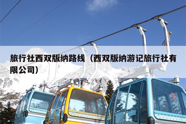 旅行社西双版纳路线（西双版纳游记旅行社有限公司）