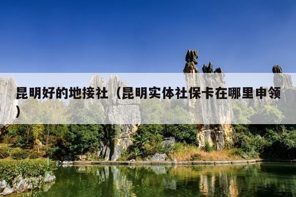 昆明好的地接社（昆明实体社保卡在哪里申领）