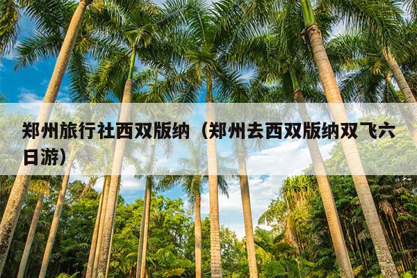 郑州旅行社西双版纳（郑州去西双版纳双飞六日游）