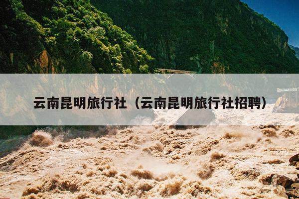云南昆明旅行社（云南昆明旅行社招聘）