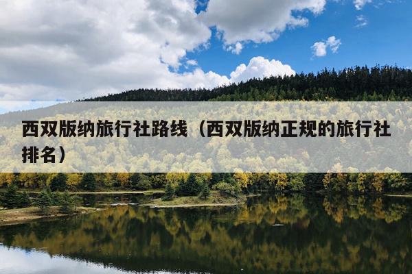 西双版纳旅行社路线（西双版纳正规的旅行社排名）