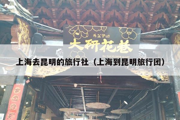 上海去昆明的旅行社（上海到昆明旅行团）