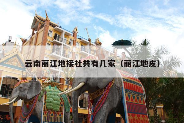 云南丽江地接社共有几家（丽江地皮）